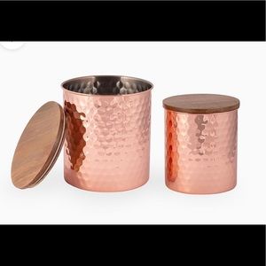 Uncommon James Copper Canisters (set of 2) BNIB